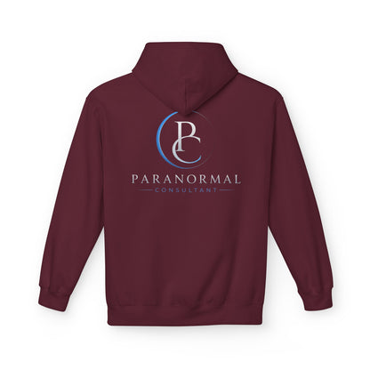Paranormal Consultant Hoodie — Logo Pullover for Ghost Hunters & Occult Professionals