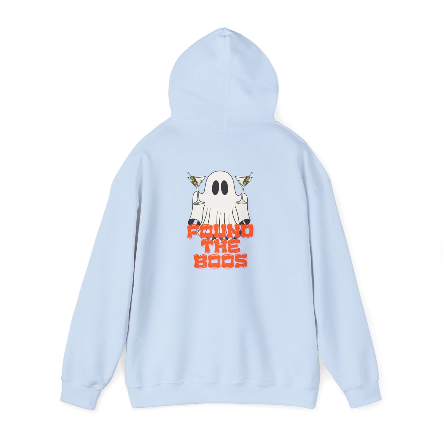 Found The Boos Hoodie — Cute Ghost Halloween Pullover with 'Found The Boos' Text