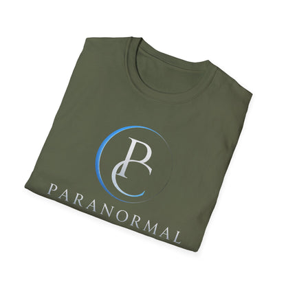 Paranormal Consultant Logo T-Shirt — 'Follow on All Social Media' Back Tee
