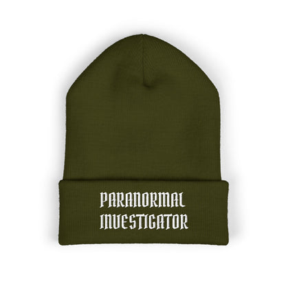 Paranormal Investigator Embroidered Beanie