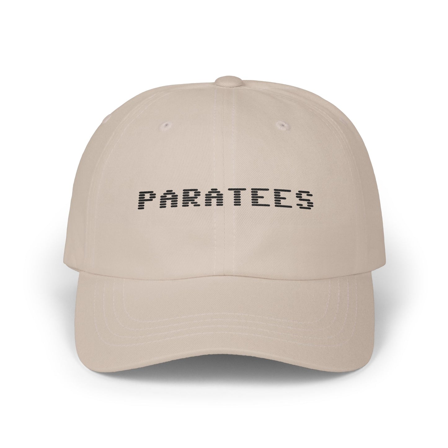 Paratees Dad Cap — Minimalist Embroidered Logo Baseball Hat