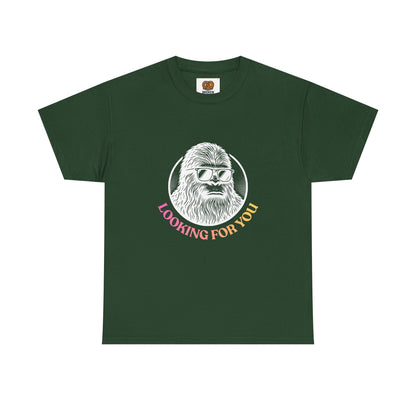 Looking For You Sasquatch T-Shirt — Retro Bigfoot Graphic Tee