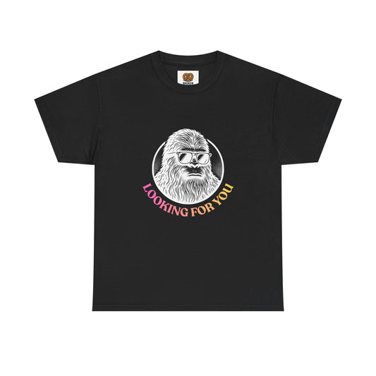 Looking For You Sasquatch T-Shirt — Retro Bigfoot Graphic Tee