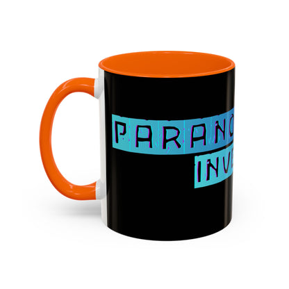 Paranormal Investigator Accent Coffee Mug – Blue Ribbon Design (11/15oz)