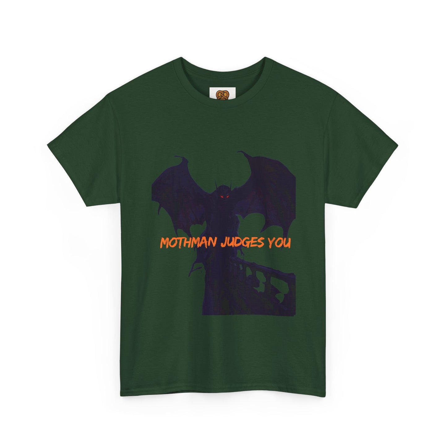 Mothman Judges You T‑Shirt — Cryptid Silhouette Graphic Tee