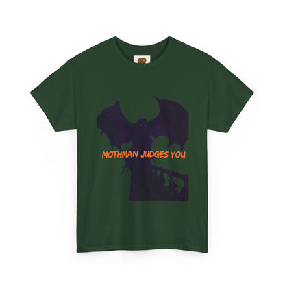 Mothman Judges You T‑Shirt — Cryptid Silhouette Graphic Tee
