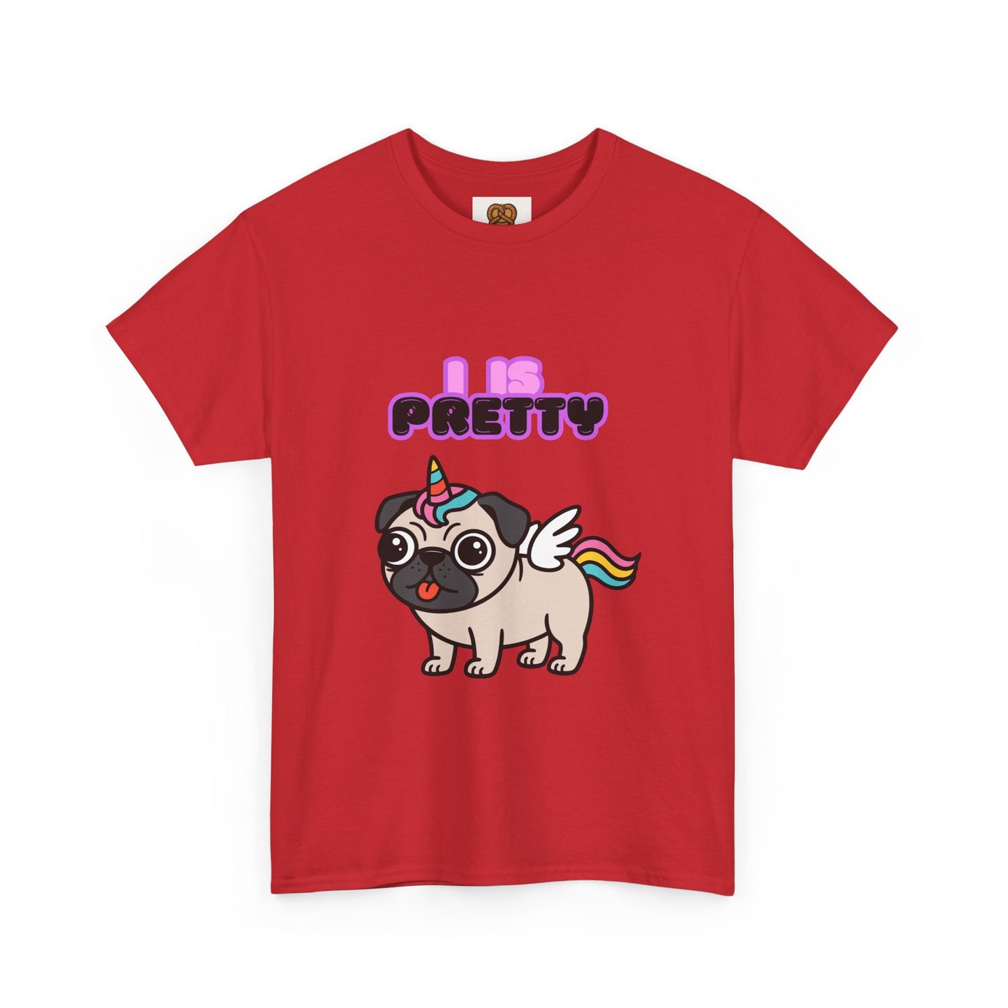 Pugicorn "I Is Pretty" Tee