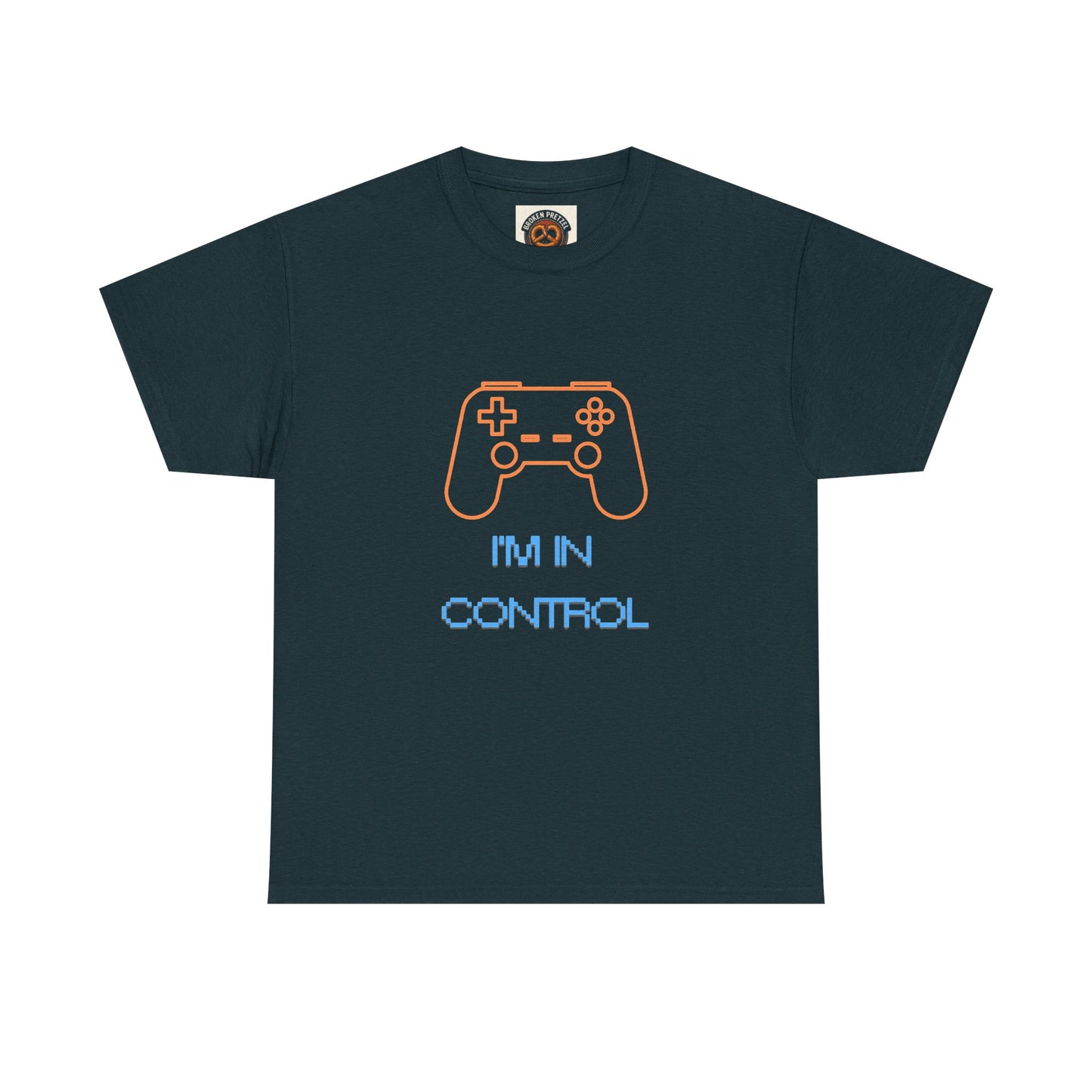 Gamer Controller Tee — "I'm In Control" Retro Neon Video Game T‑Shirt