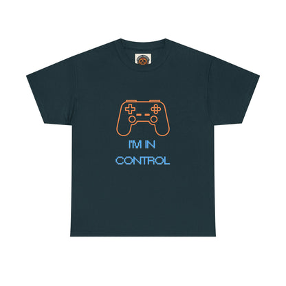 Gamer Controller Tee — "I'm In Control" Retro Neon Video Game T‑Shirt