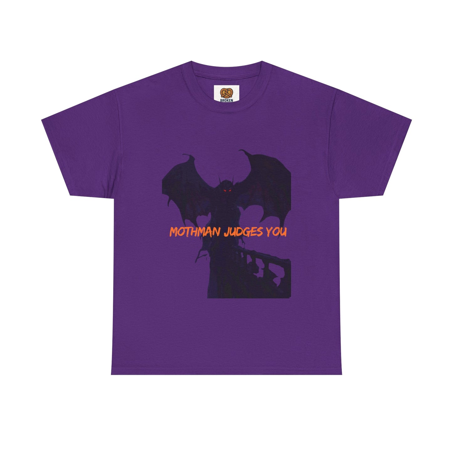 Mothman Judges You T‑Shirt — Cryptid Silhouette Graphic Tee