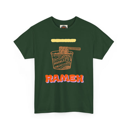 Ramen Cup Graphic Tee – Retro Noodle Illustration Casual T-Shirt