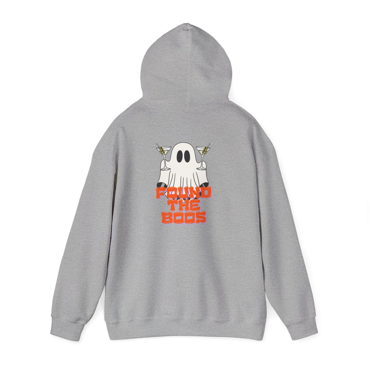 Found The Boos Hoodie — Cute Ghost Halloween Pullover with 'Found The Boos' Text