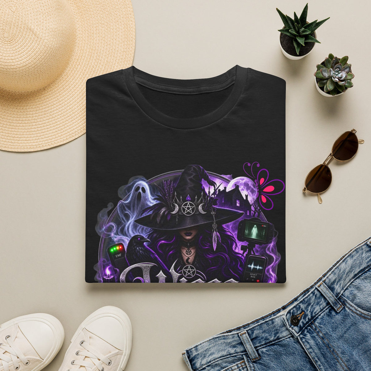 Wiccan Queen T-Shirt — Gothic Witch Graphic Tee