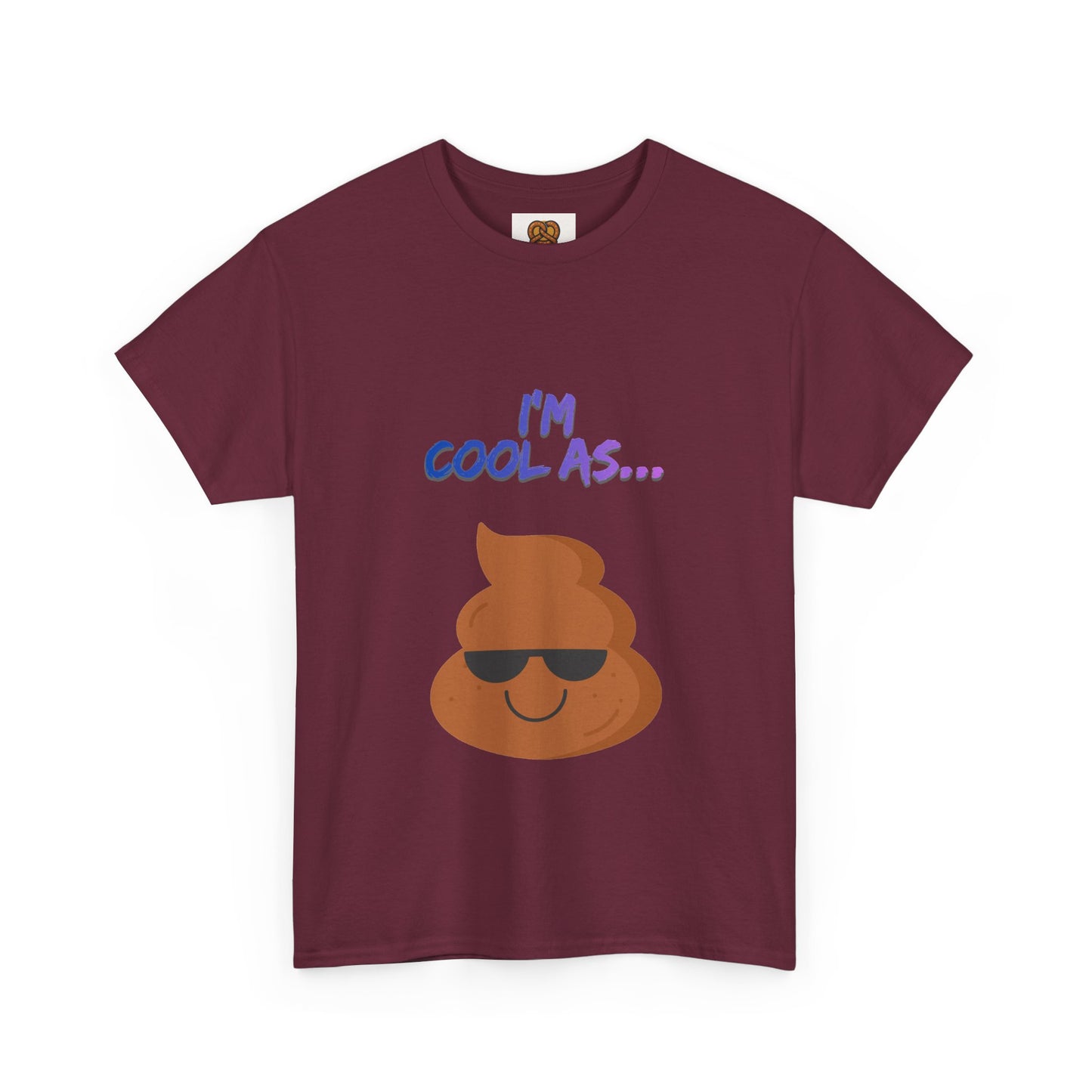 Cool Poop Emoji T-Shirt — "I’m Cool As..." Novelty Tee