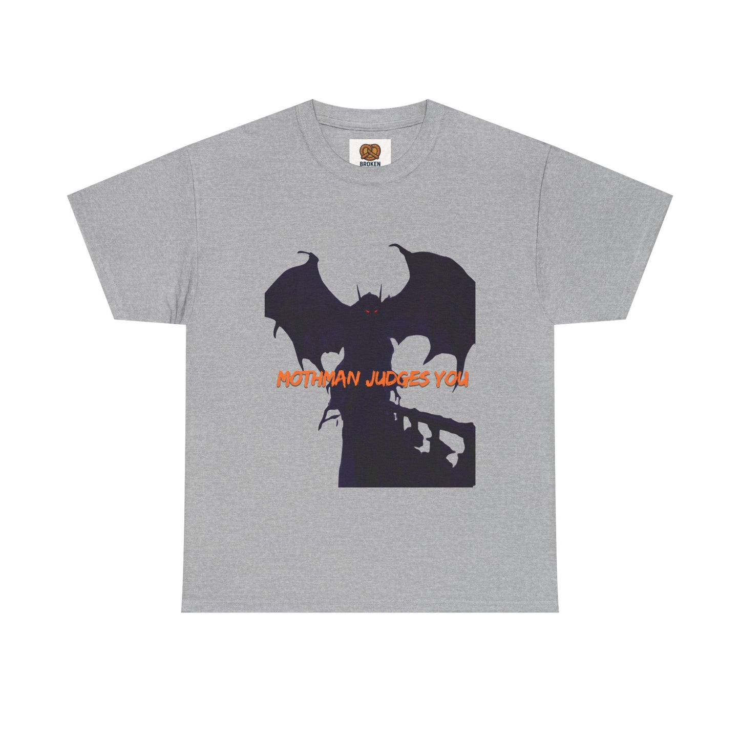 Mothman Judges You T‑Shirt — Cryptid Silhouette Graphic Tee