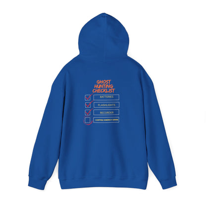 Hunting Checklist Hoodie — Funny Ghost Hunt Crewneck Sweatshirt