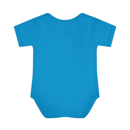 Infant Bodysuit - "Spooky & Cute" Halloween Baby Onesie (Orange)