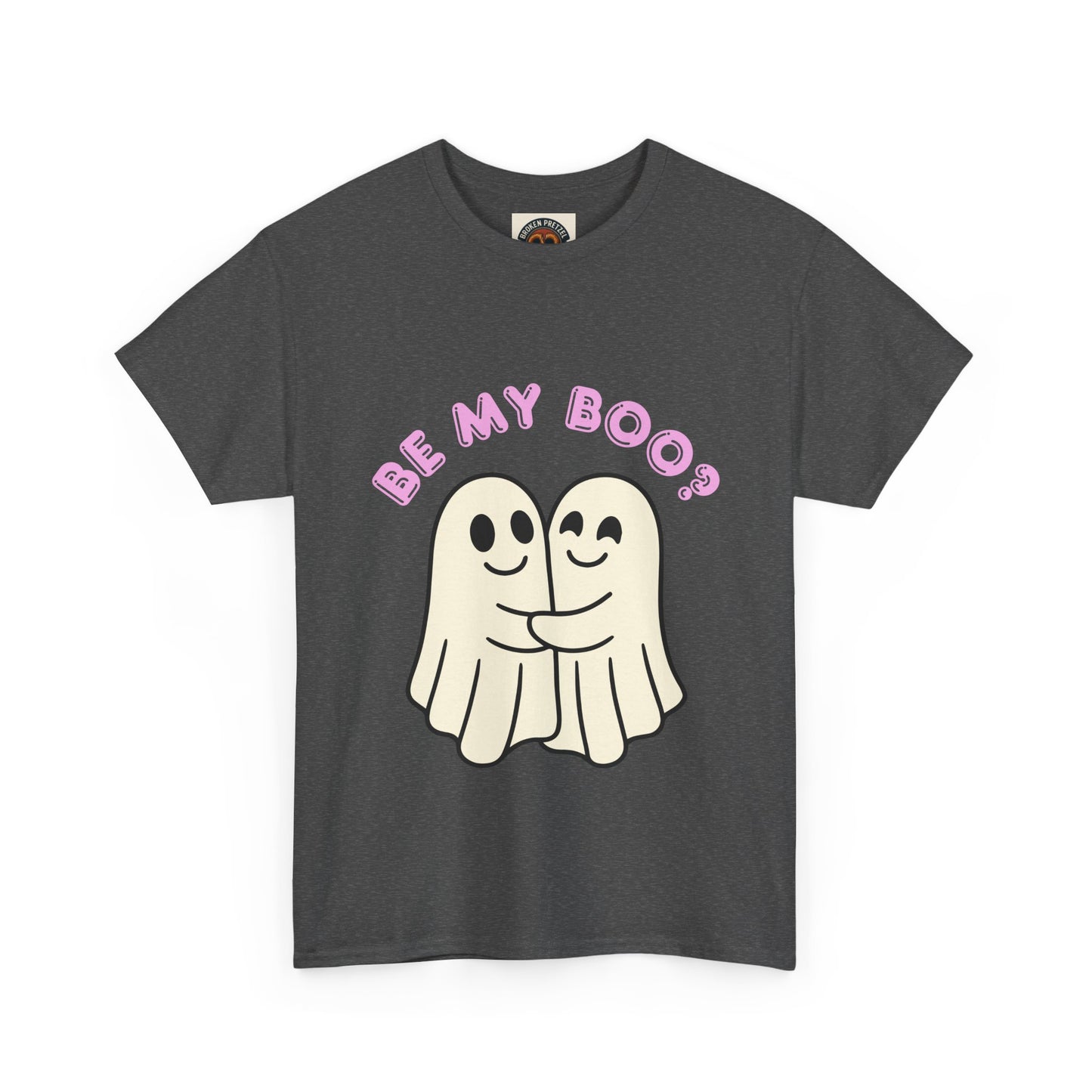 Be My Boo? Ghost Couple Tee — Cute Halloween Couples T‑Shirt