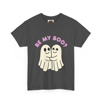 Be My Boo? Ghost Couple Tee — Cute Halloween Couples T‑Shirt