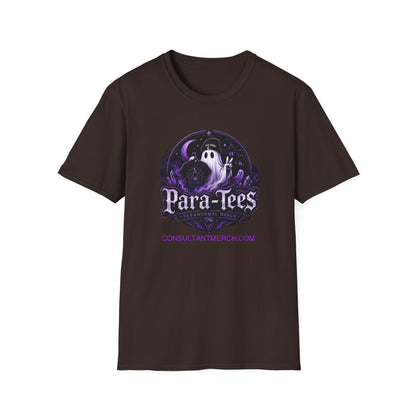 T-Shirt — Para-Tees Purple Ghost Paranormal Graphic Tee