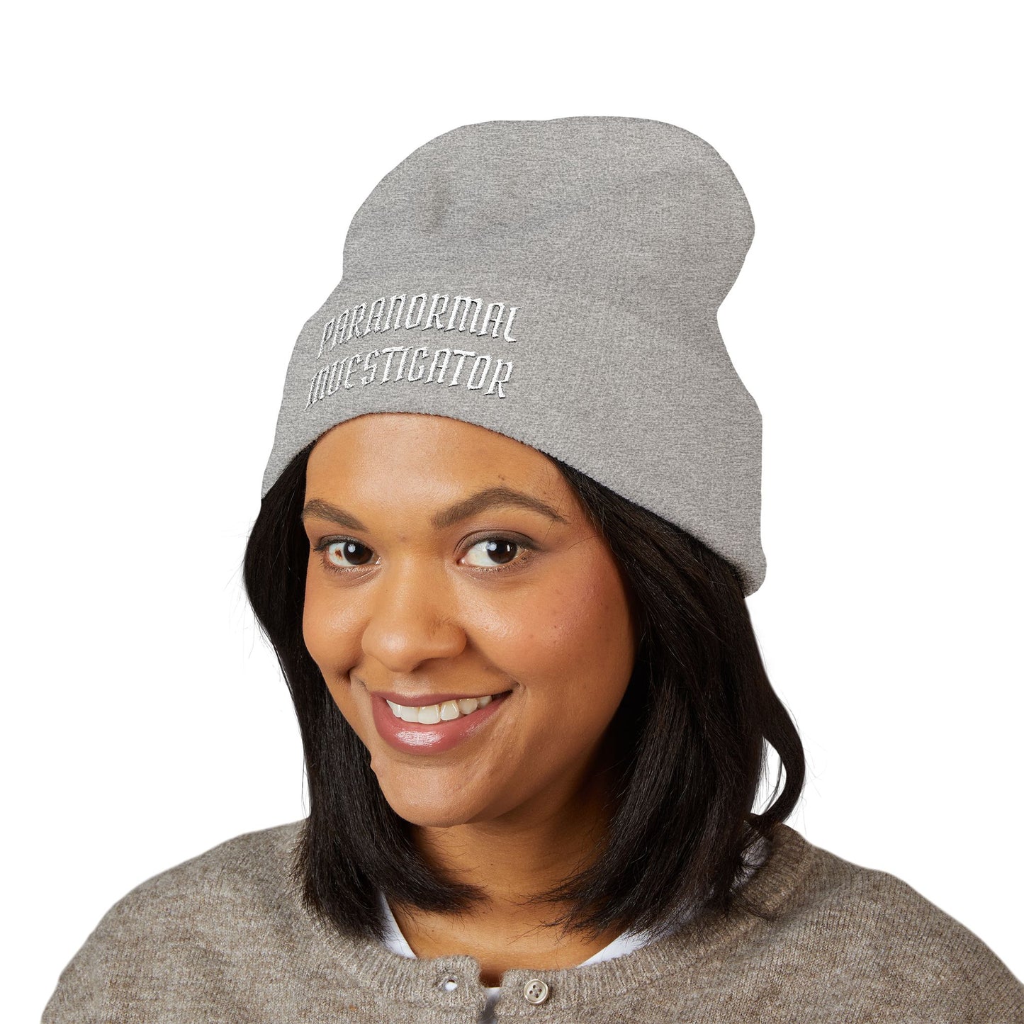 Paranormal Investigator Embroidered Beanie