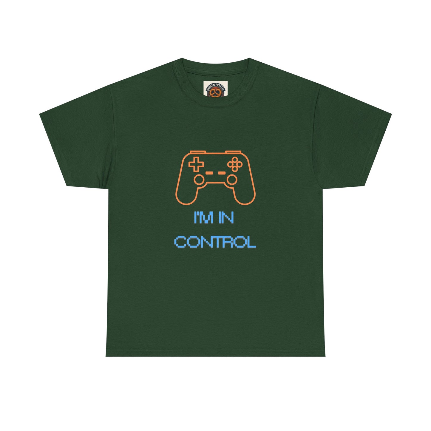 Gamer Controller Tee — "I'm In Control" Retro Neon Video Game T‑Shirt