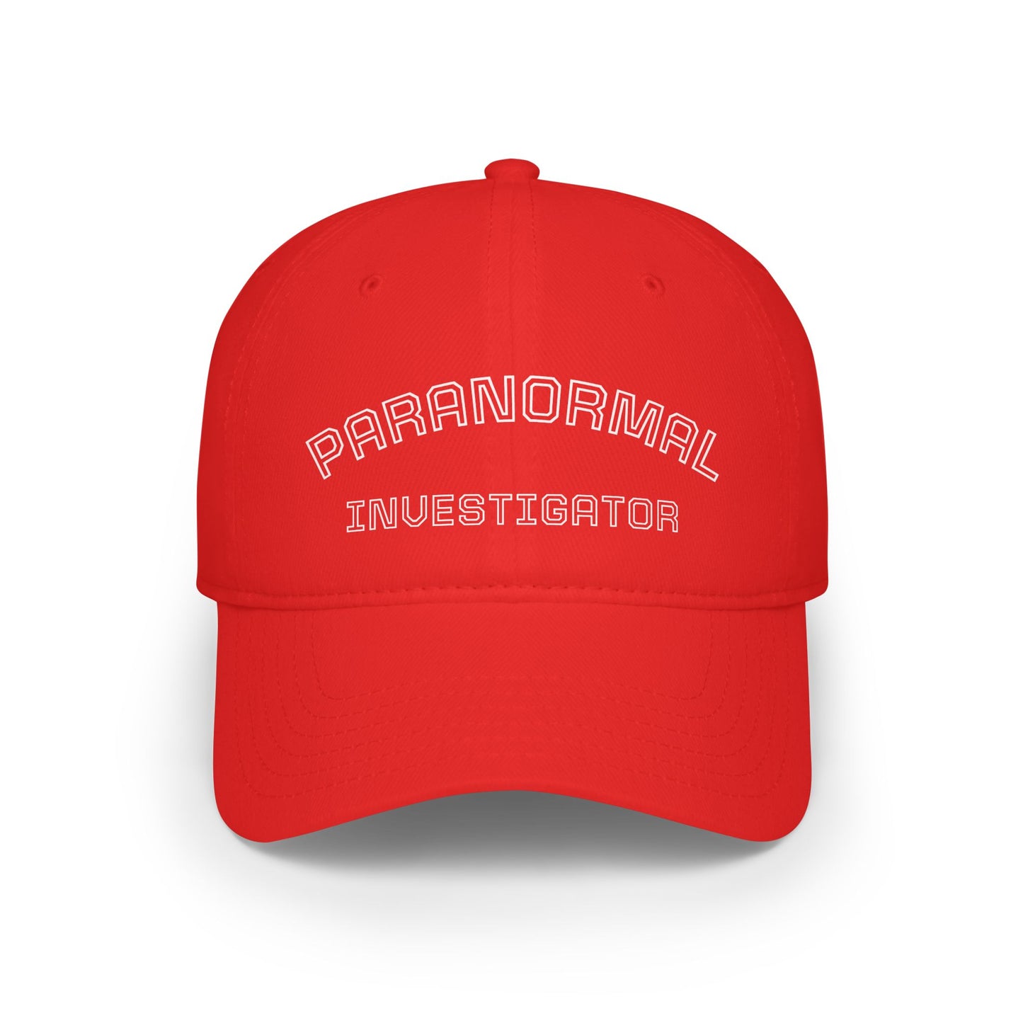 Paranormal Investigator Baseball Cap — Embroidered Ghost Hunting Hat