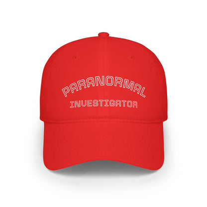 Paranormal Investigator Baseball Cap — Embroidered Ghost Hunting Hat