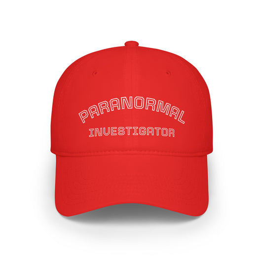 Paranormal Investigator Baseball Cap — Embroidered Ghost Hunting Hat