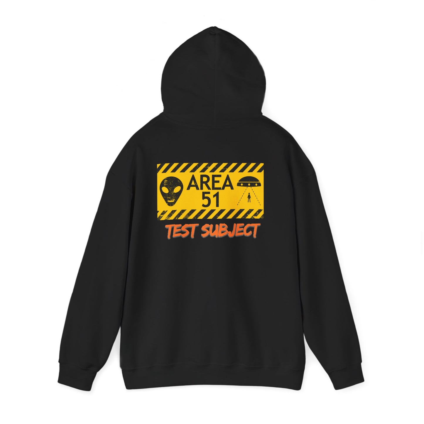 Area 51 Test Subject Hoodie — Alien Graphic Hooded Sweatshirt