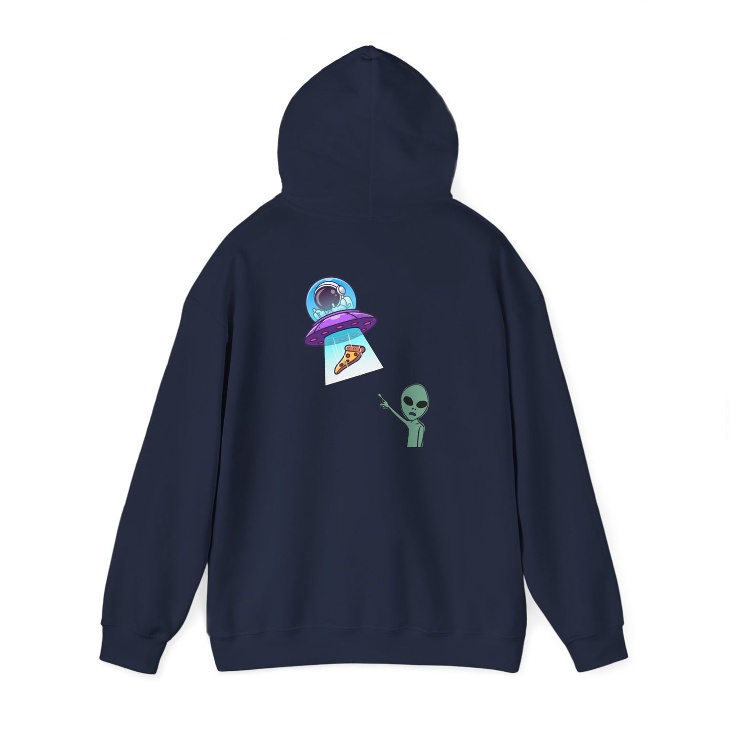 Alien UFO Hoodie — Cute Alien Abduction Graphic Pullover