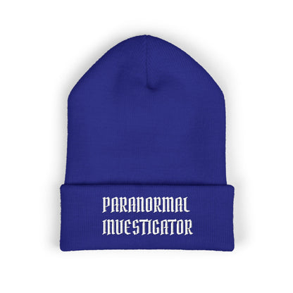 Paranormal Investigator Embroidered Beanie