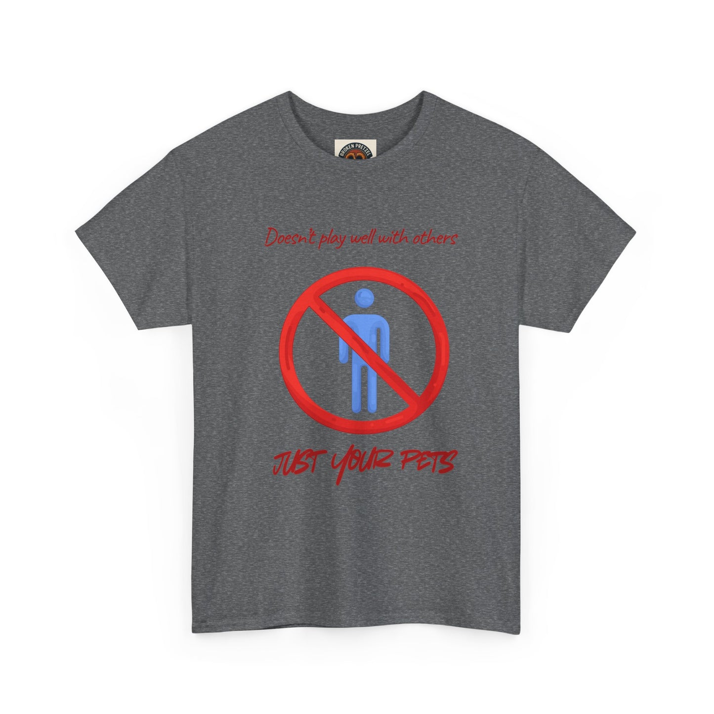 T‑Shirt — "Don’t forget your pets!" No People Icon Graphic Tee