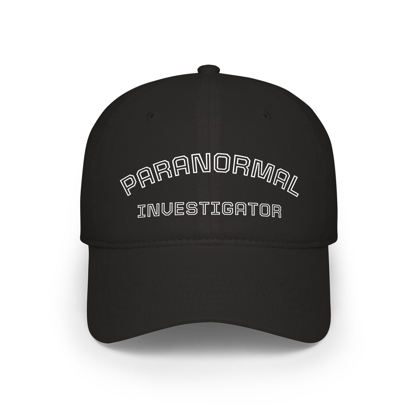 Paranormal Investigator Baseball Cap — Embroidered Ghost Hunting Hat