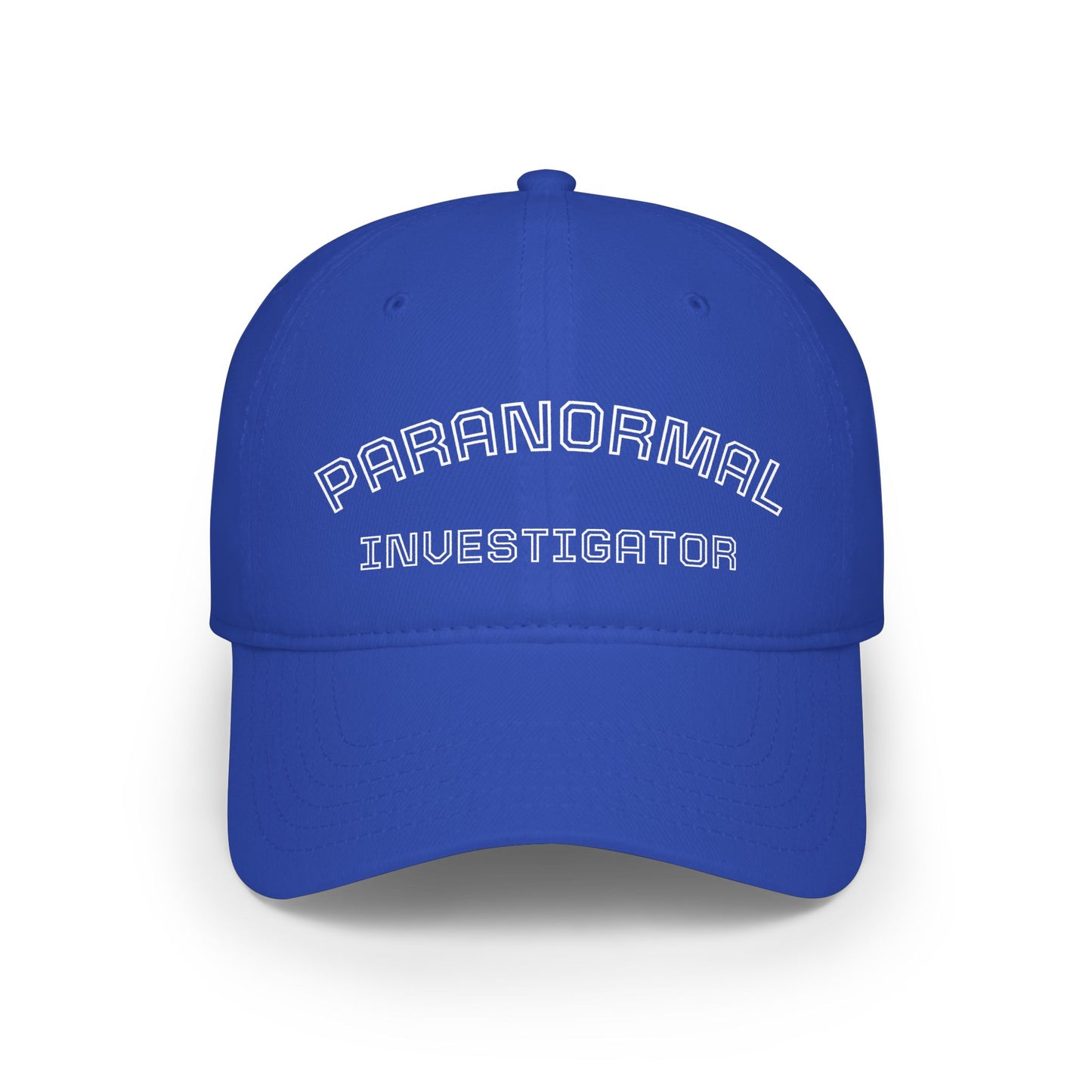 Paranormal Investigator Baseball Cap — Embroidered Ghost Hunting Hat