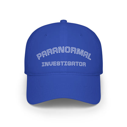 Paranormal Investigator Baseball Cap — Embroidered Ghost Hunting Hat