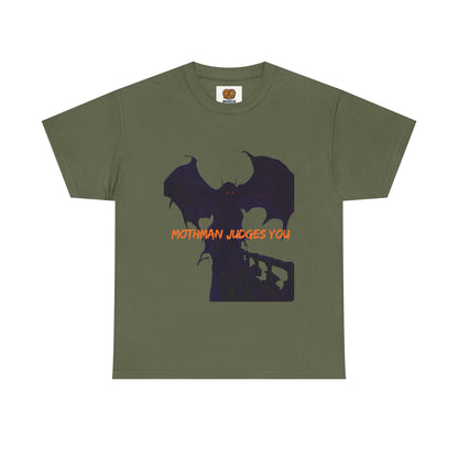 Mothman Judges You T‑Shirt — Cryptid Silhouette Graphic Tee