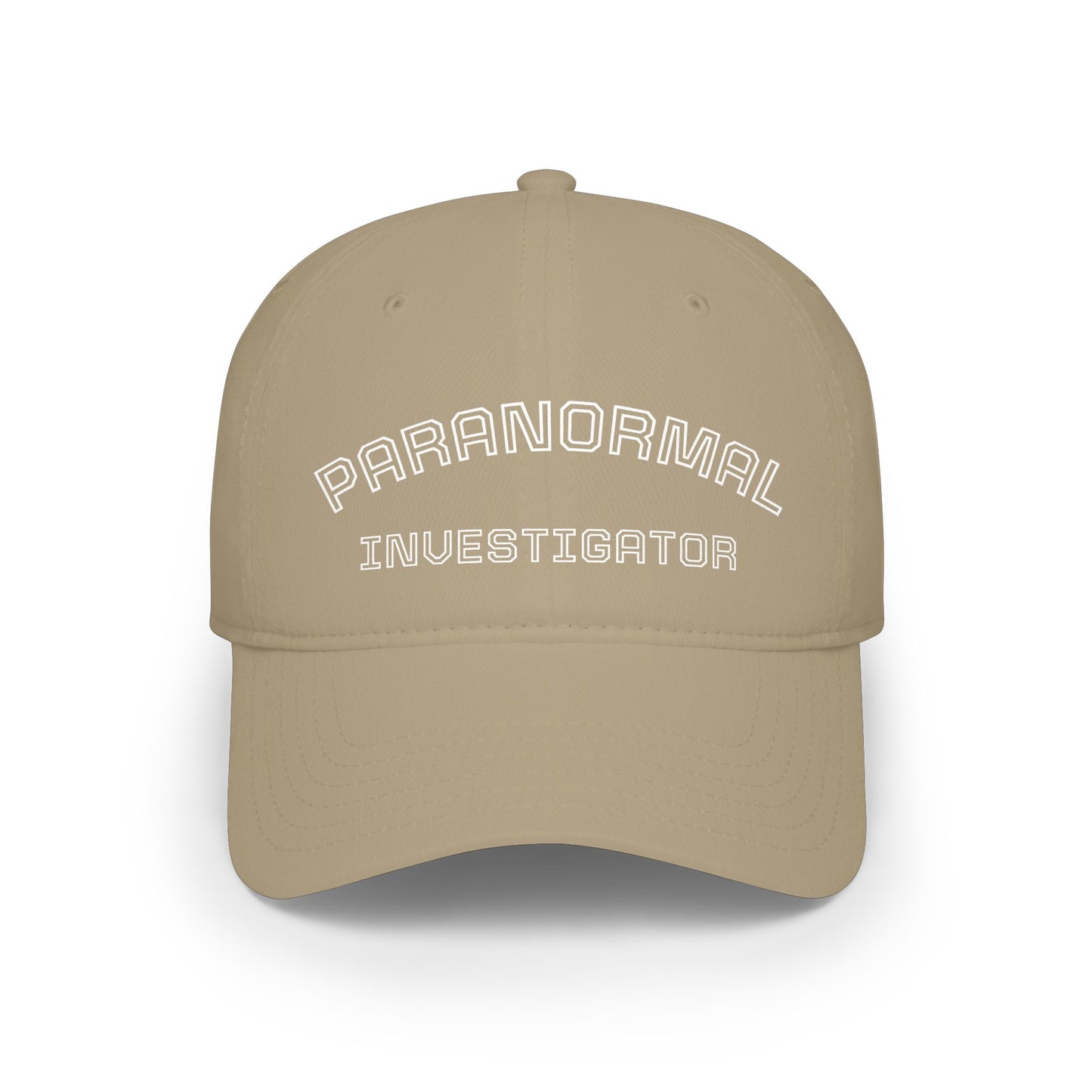 Paranormal Investigator Baseball Cap — Embroidered Ghost Hunting Hat