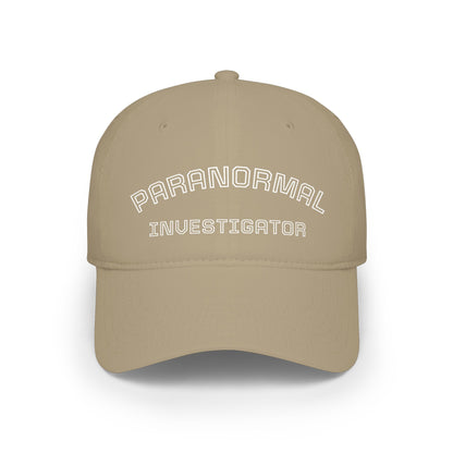 Paranormal Investigator Baseball Cap — Embroidered Ghost Hunting Hat