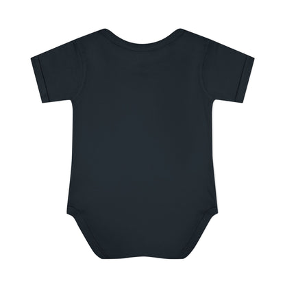 Infant Bodysuit - "Spooky & Cute" Halloween Baby Onesie (Orange)