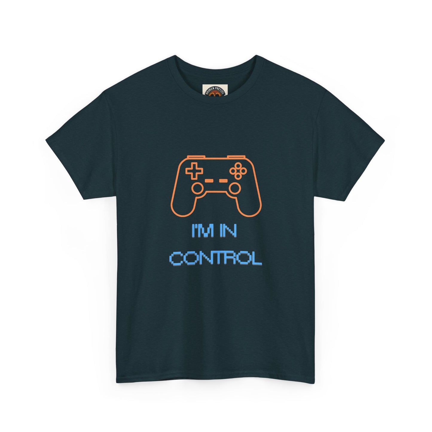 Gamer Controller Tee — "I'm In Control" Retro Neon Video Game T‑Shirt