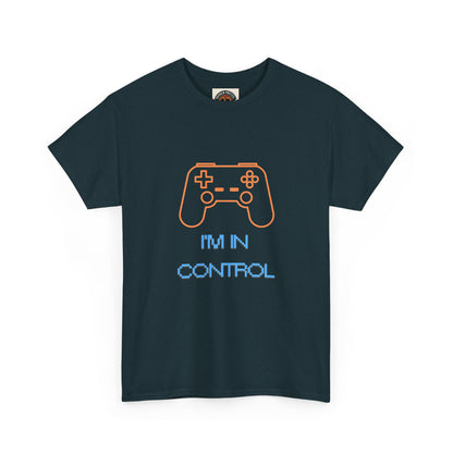Gamer Controller Tee — "I'm In Control" Retro Neon Video Game T‑Shirt