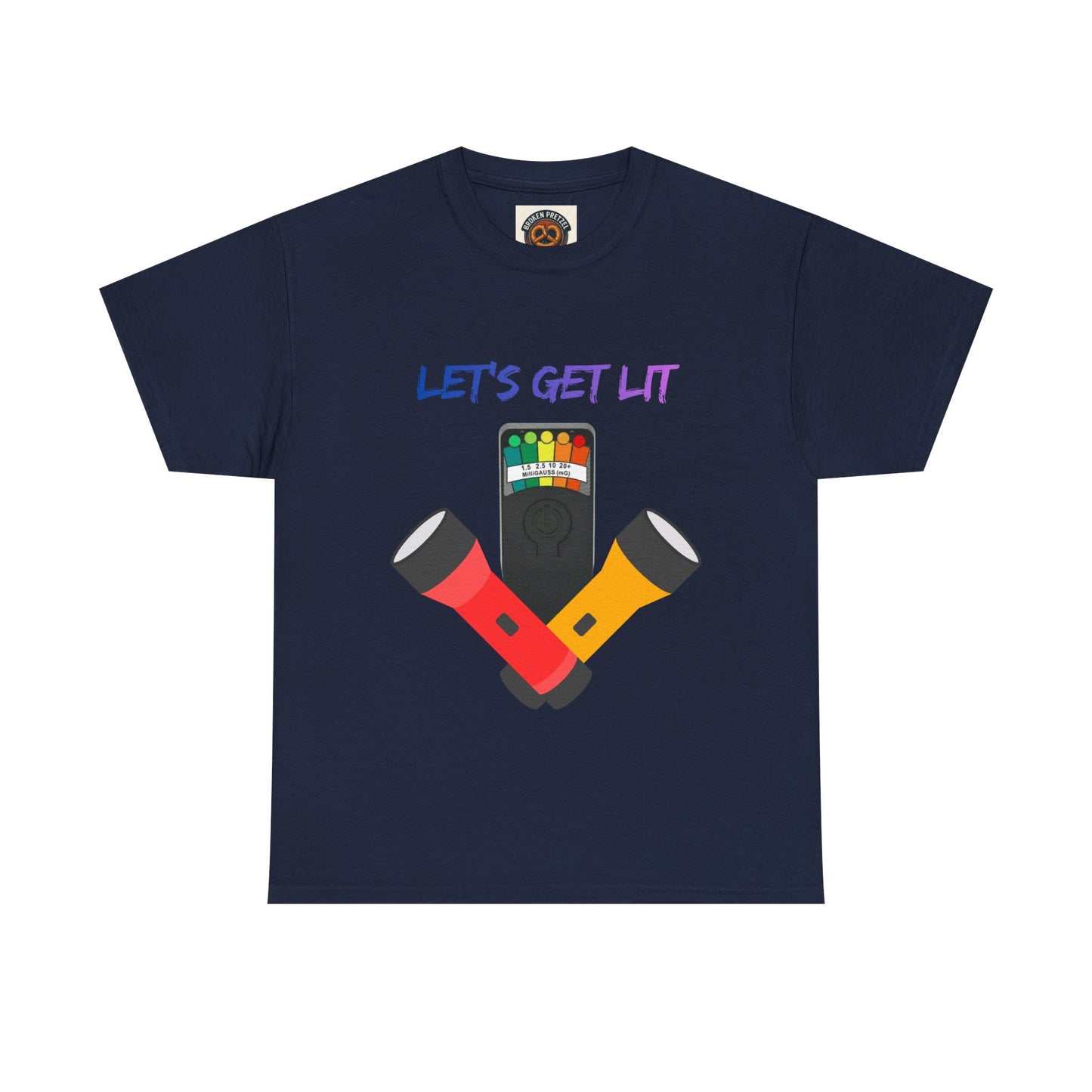 Let's Get Lit Flashlight Ghost Hunting T-Shirt
