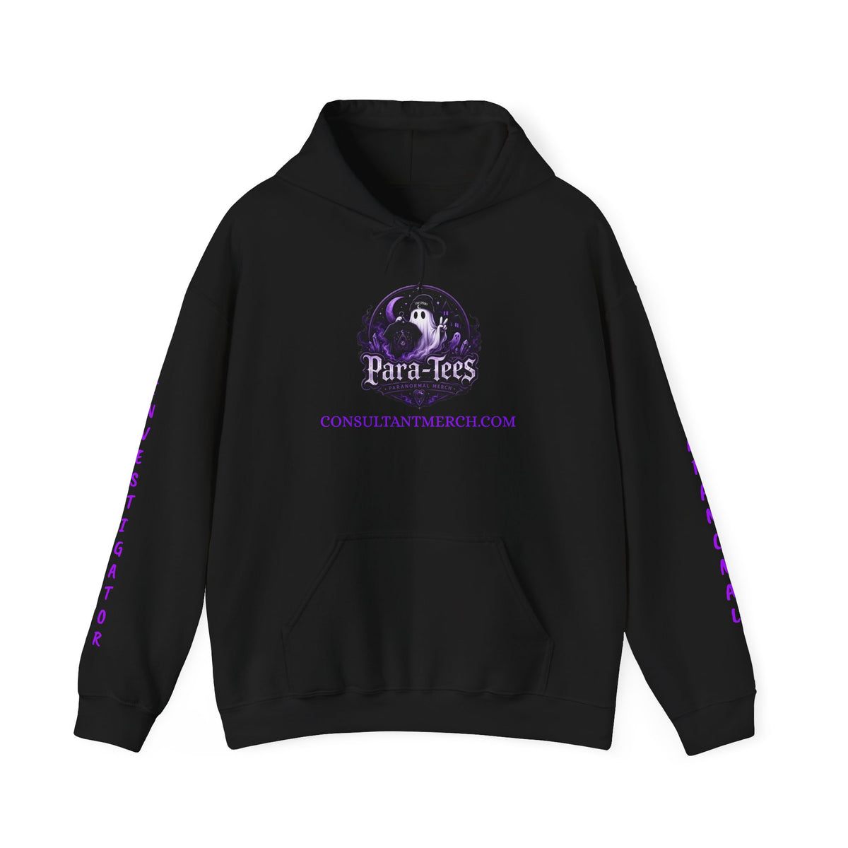 Paranormal Hoodie - "Para-Tees" Ouija Board New Board Who Dis? Ghost Investigators Pullover