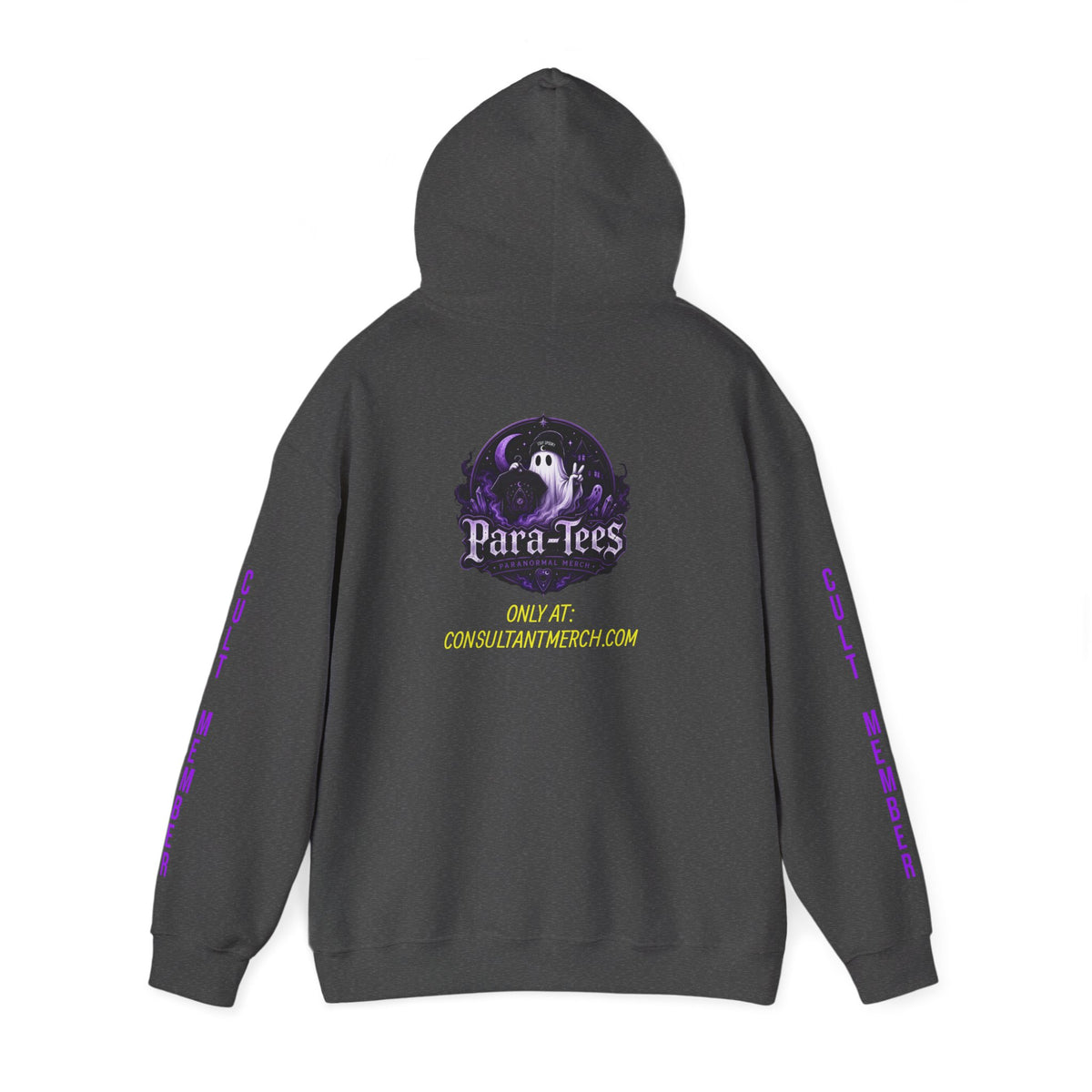 Witchy Black Hoodie - "Wicca Queen" Gothic Witch Cat Pullover