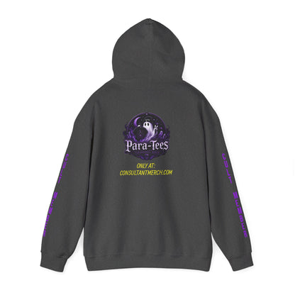 Witchy Black Hoodie - "Wicca Queen" Gothic Witch Cat Pullover