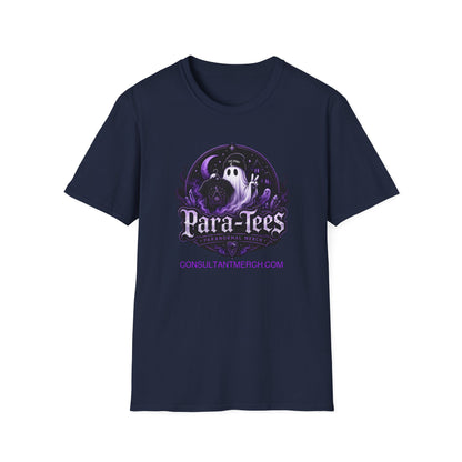 T-Shirt — Para-Tees Purple Ghost Paranormal Graphic Tee