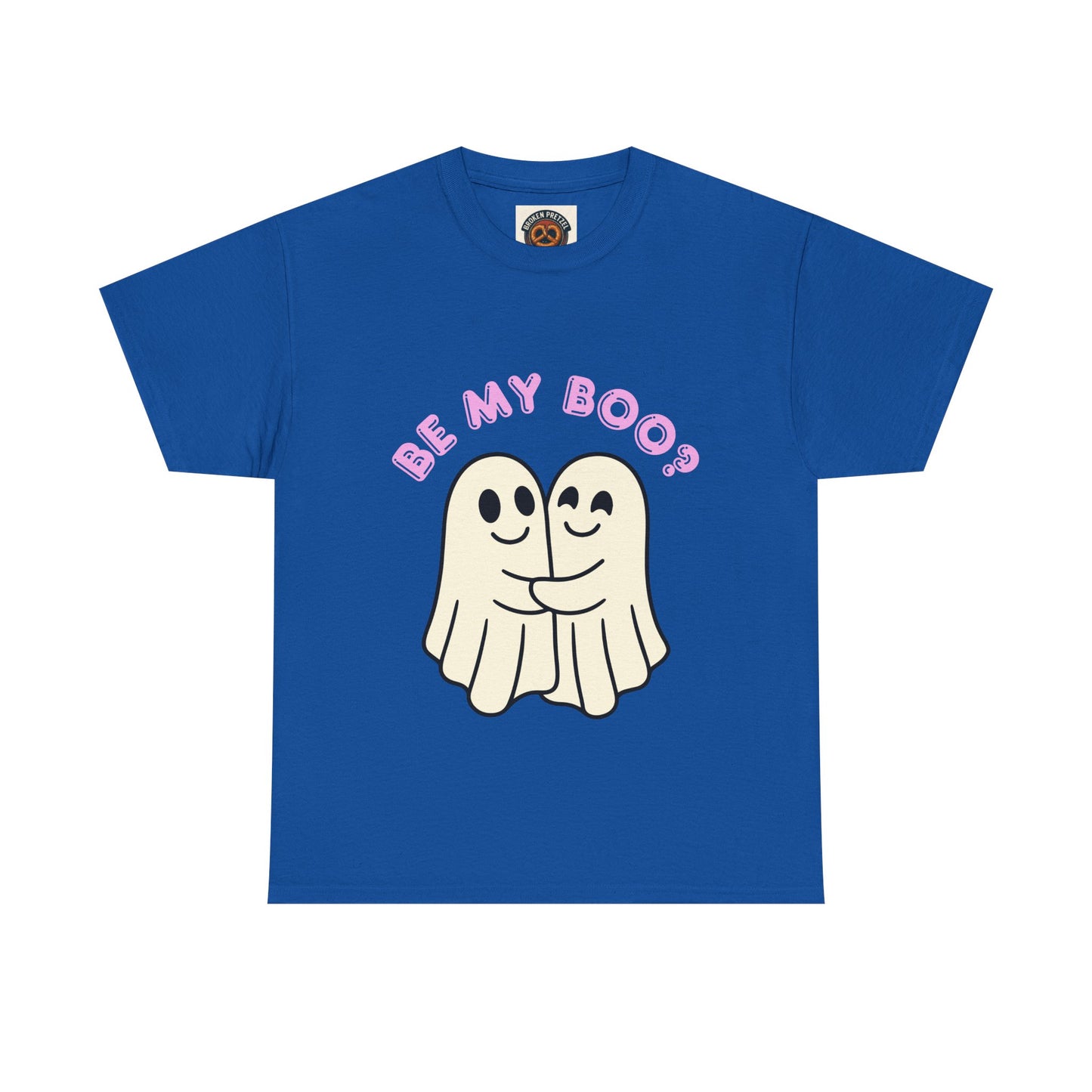 Be My Boo? Ghost Couple Tee — Cute Halloween Couples T‑Shirt
