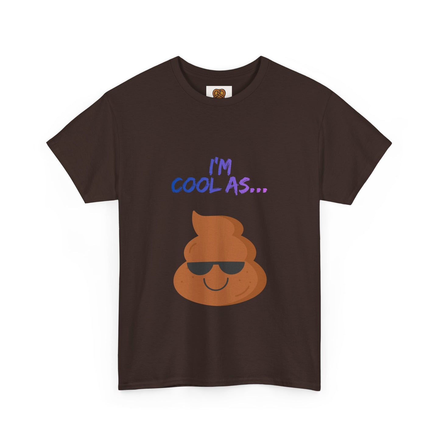 Cool Poop Emoji T-Shirt — "I’m Cool As..." Novelty Tee
