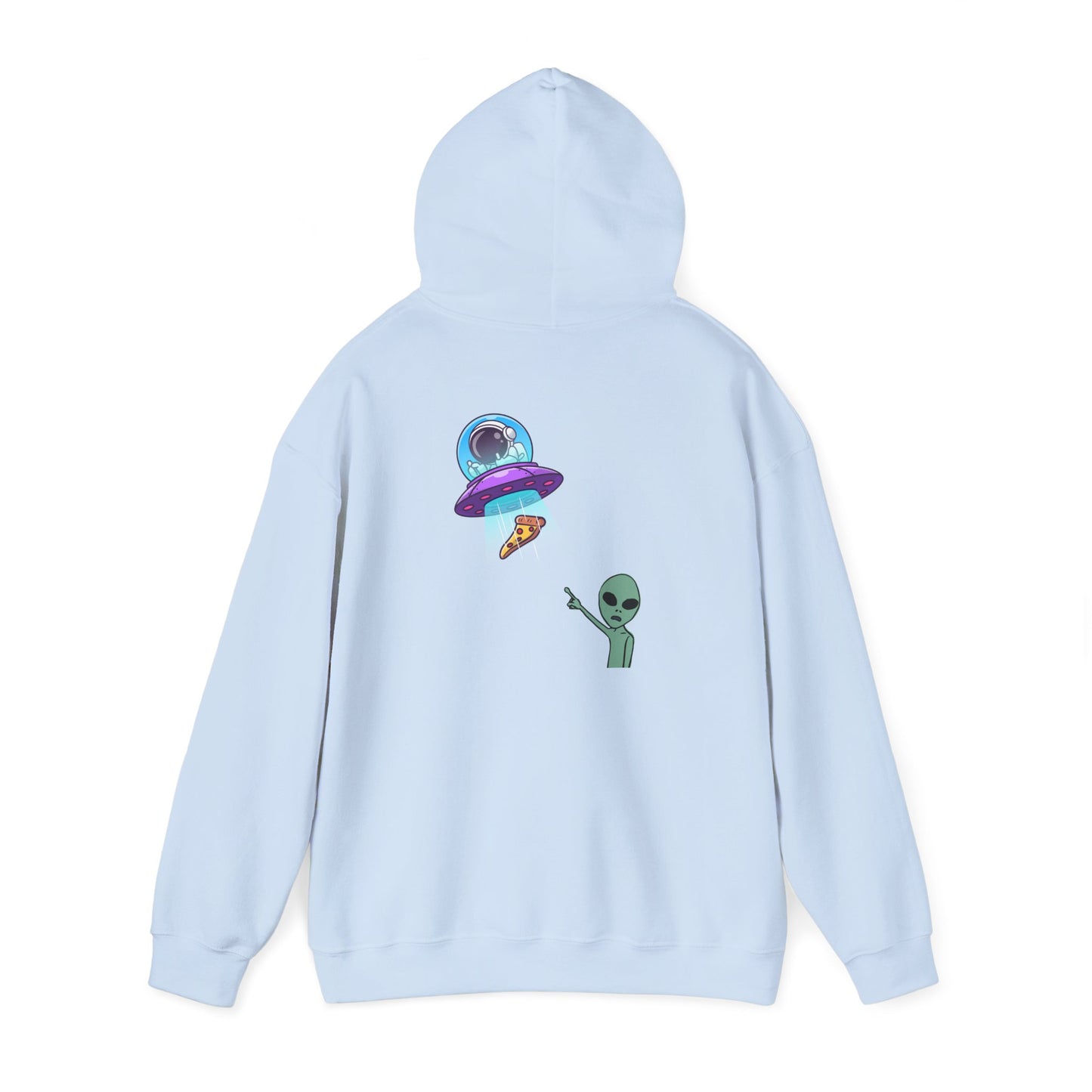 Alien UFO Hoodie — Cute Alien Abduction Graphic Pullover